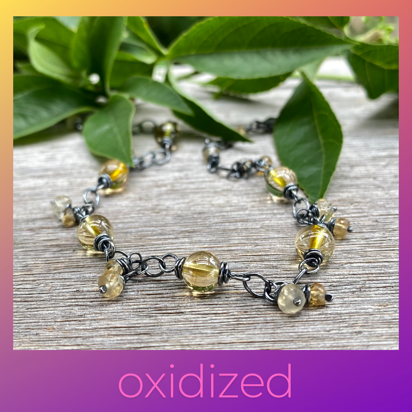 Citrine Bracelet - November Birthstone