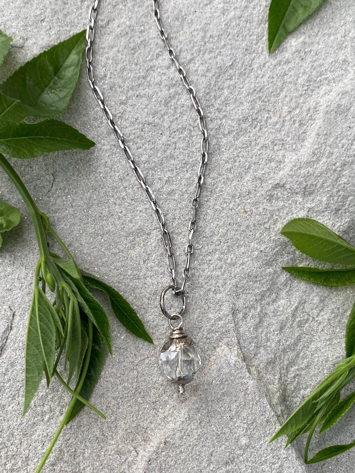 crystal ball necklace