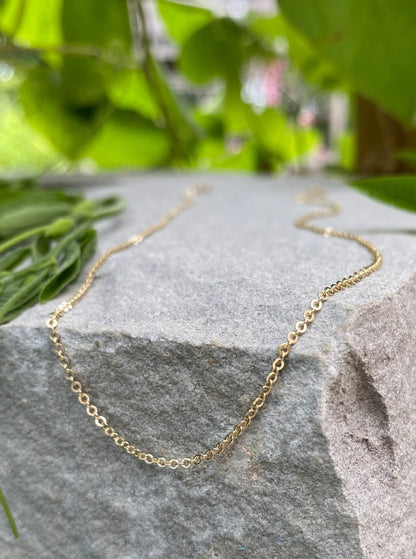 dainty gold filled chain
