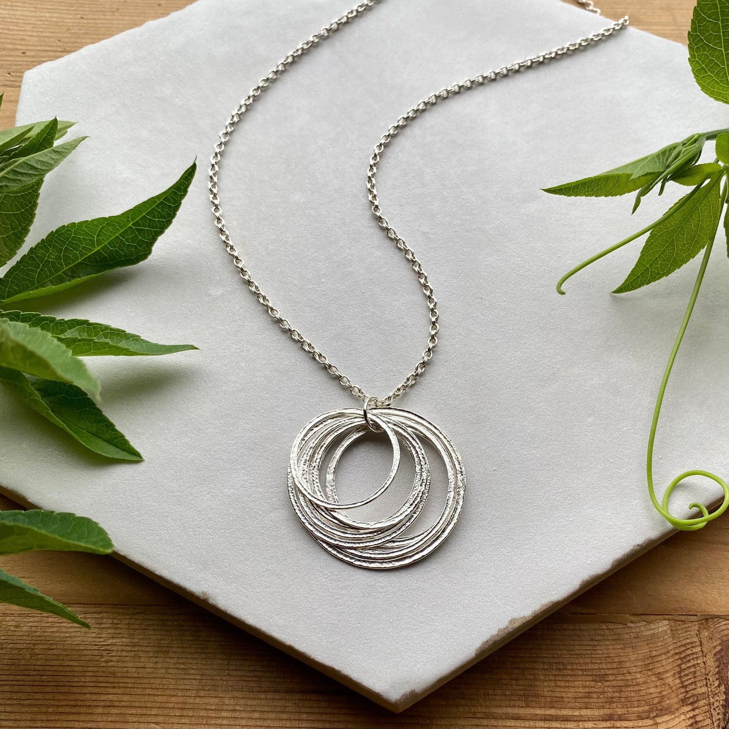 80th Birthday Necklace - Sterling Silver - Minimalist