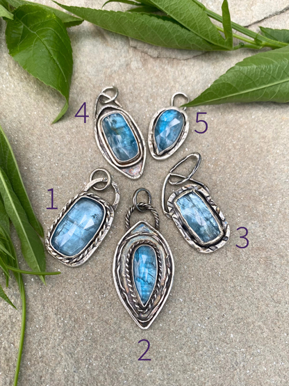 kyanite pendants