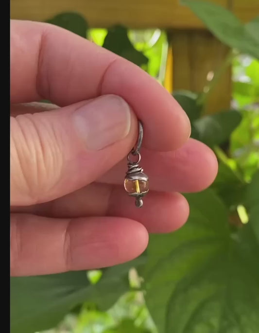 citrine tiny orb