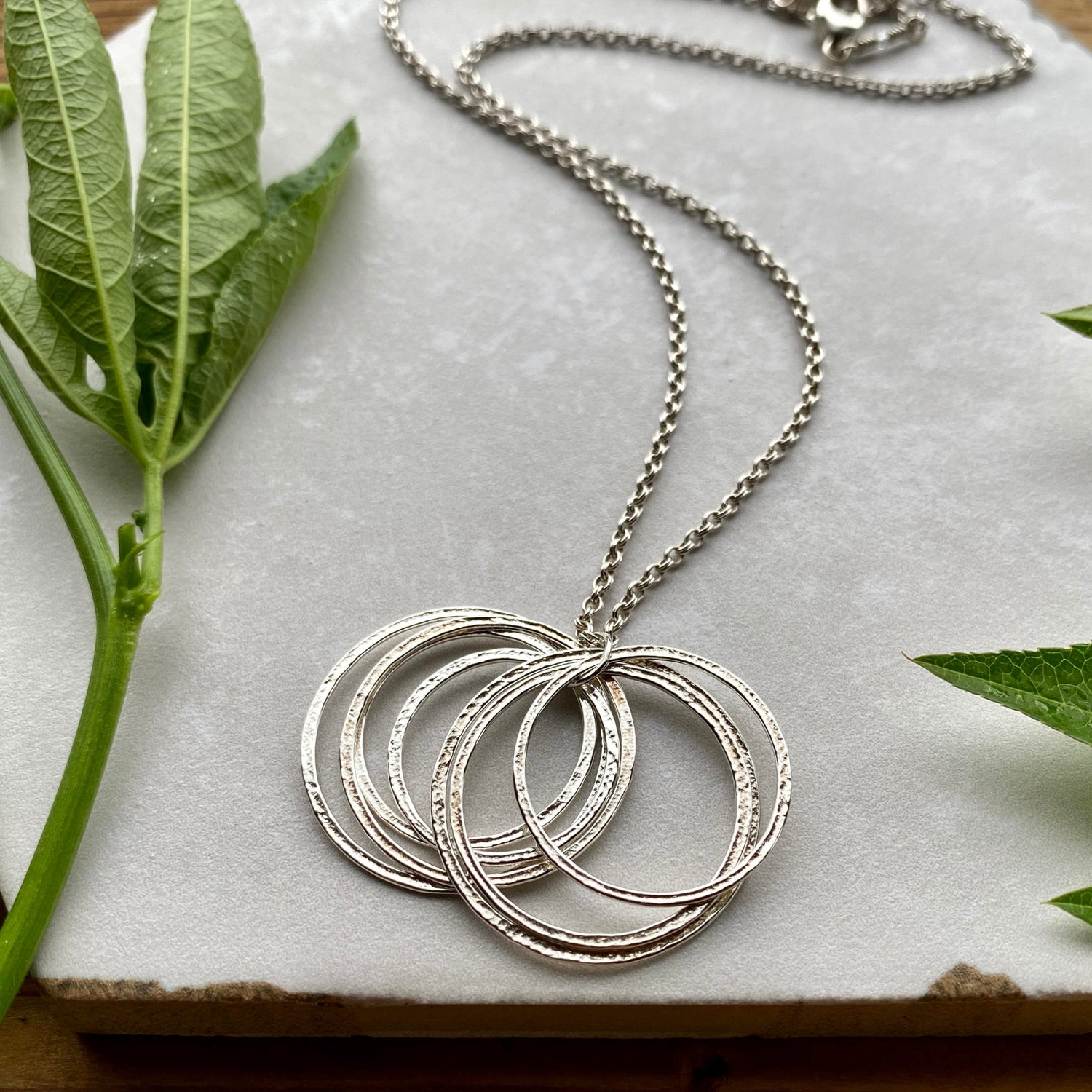 70th Sterling Silver Necklace